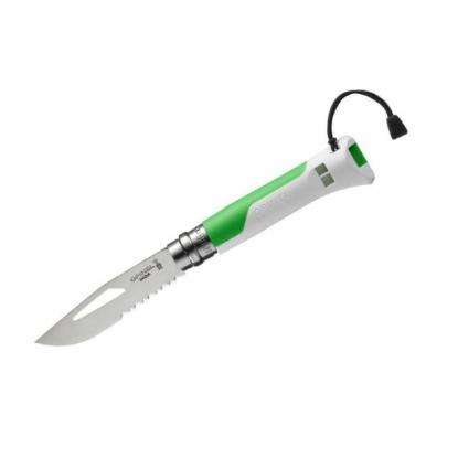 Prekės „Opinel Outdoor Nr.8 nerūdijančio plieno ašmenimis - Žalia“ paveikslėlis