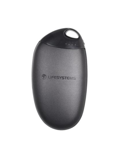 Prekės „Įkraunamas rankų šildytuvas su įkroviklio funkcija Lifesystems Rechargeable Hand Warmer - Juoda“ paveikslėlis