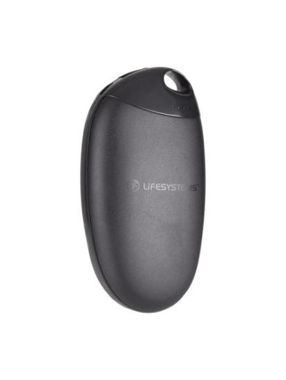 Prekės „Įkraunamas rankų šildytuvas su įkroviklio funkcija Lifesystems Rechargeable Hand Warmer - Juoda“ paveikslėlis