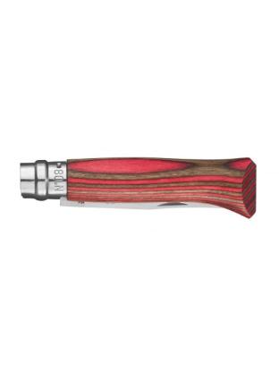 Prekės „Peilis Opinel Nr.8 Laminated Red nerūdijančio plieno ašmenimis ir raudona beržo rankena“ paveikslėlis