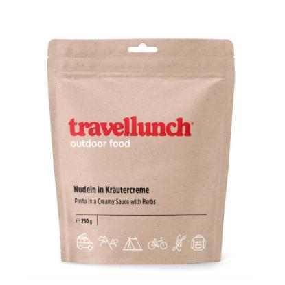 Prekės „Nr.57 Maistas kelionėms Travellunch makaronai grietinėlės ir žalumynų padaže 250 g.“ paveikslėlis