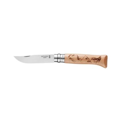Prekės „Kišeninis peilis dekoruota rankena Opinel Nr.8 Stainless Steel Engraving Hiking“ paveikslėlis