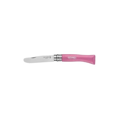 Prekės „Vaikiškas peilis My first Opinel Nr.7 rožine rankena“ paveikslėlis
