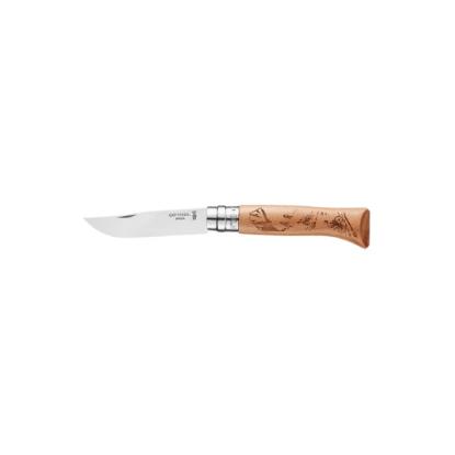 Prekės „Kišeninis peilis dekoruota rankena Opinel Nr.8 Stainless Steel Engraving Biking“ paveikslėlis
