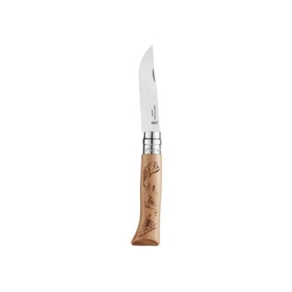 Prekės „Kišeninis peilis dekoruota rankena Opinel Nr.8 Stainless Steel Engraving Biking“ paveikslėlis