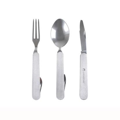 Prekės „Įrankių rinkinys Lifeventure Folding Cutlery Set“ paveikslėlis