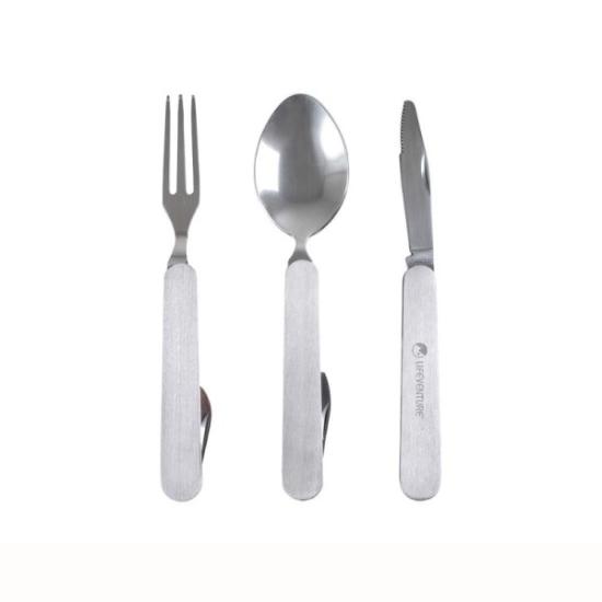 Prekės „Įrankių rinkinys Lifeventure Folding Cutlery Set“ paveikslėlis