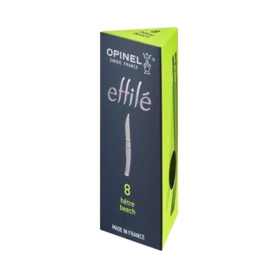 Prekės „Kišeninis peilis plonais ašmenimis Opinel Nr.8 Buko rankena“ paveikslėlis