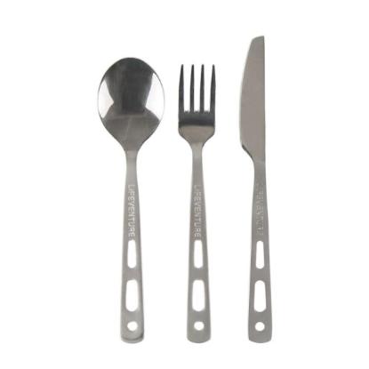 Prekės „Įrankių rinkinys Lifeventure Stainless Steel Basic Cutlery Set“ paveikslėlis