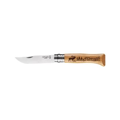 Prekės „Peilis Opinel Nr.08 Animalia Oak Stag“ paveikslėlis