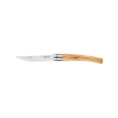 Prekės „Peilis plonais ašmenims dežutėje Opinel Case N10 Slim Olive Mirror Blade“ paveikslėlis