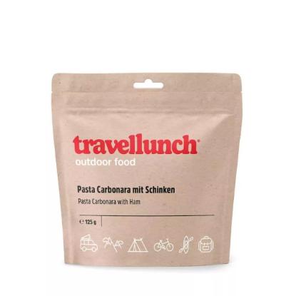 Prekės „Nr.10 Maistas kelionėms Travellunch makaronai Carbonara su kumpiu 250 g.“ paveikslėlis