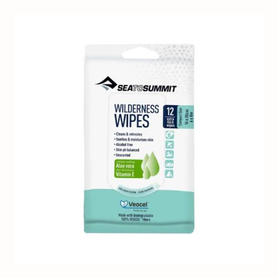 Prekės „Drėgnos servetėlės Sea To Summit Wilderness Wipes Compact“ paveikslėlis