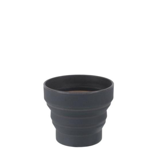 Prekės „Suspaudžiamas puodelis Lifeventure Silicone Ellipse FlexiMug - Tamsiai pilka“ paveikslėlis