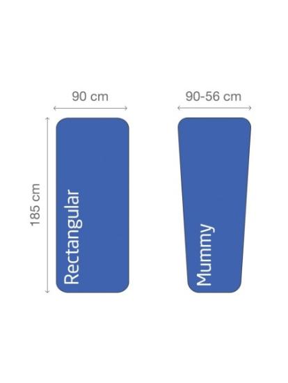 Prekės „Miegmaišio įdėklas Lifeventure PolyCotton Sleeping Bag Liner - Stačiakampis“ paveikslėlis