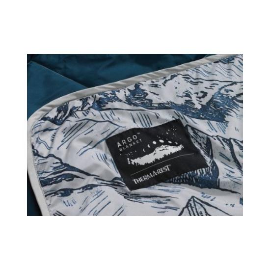 Prekės „Kelioninė antklodė Therm-a-Rest Argo Blanket - Pilka su kalnais“ paveikslėlis