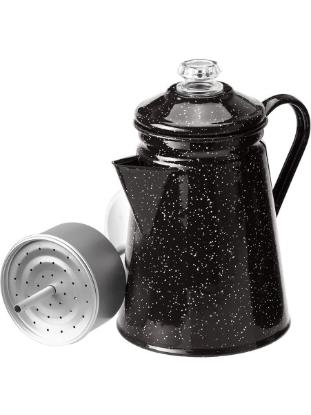 Prekės „Turistinis kavinukas su koštuvu GSI 8 Cup Percolator 1,2 l - Juoda“ paveikslėlis