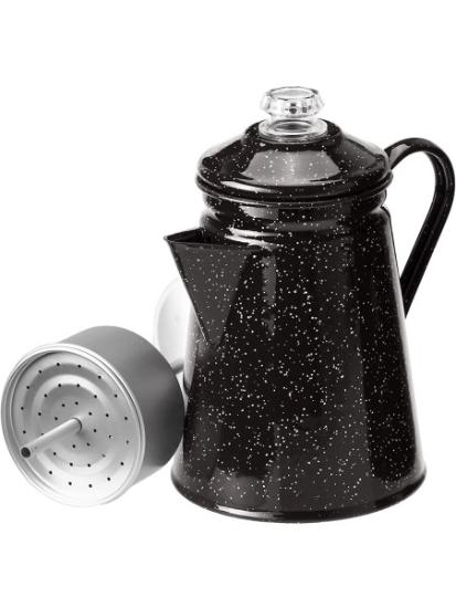 Prekės „Turistinis kavinukas su koštuvu GSI 8 Cup Percolator 1,2 l - Juoda“ paveikslėlis