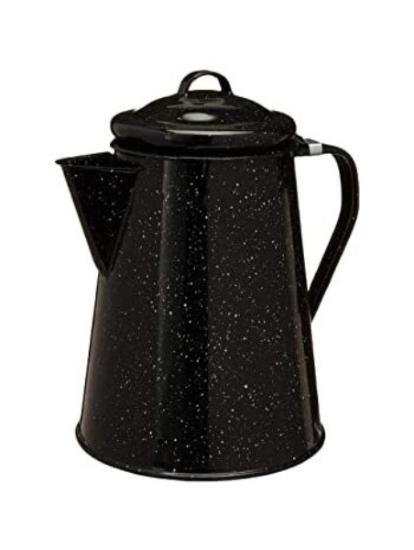Prekės „Turistinis kavinukas su koštuvu GSI 8 Cup Percolator 1,2 l - Juoda“ paveikslėlis