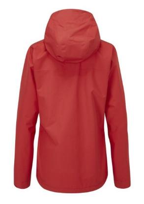 Prekės „Moteriška striukė nuo lietaus Rab Downpour Eco Jacket - Raudona, S“ paveikslėlis