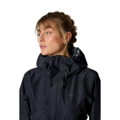 Prekės „Moteriška striukė nuo lietaus Rab Downpour Eco Jacket - Tamsiai mėlyna, L“ paveikslėlis