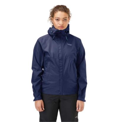 Prekės „Moteriška striukė nuo lietaus Rab Downpour Eco Jacket - Deep ink, M“ paveikslėlis