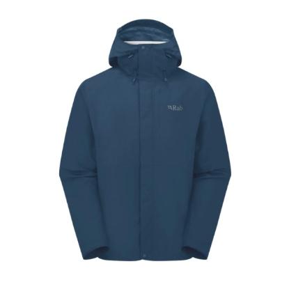 Prekės „Vyriška striukė nuo lietaus Rab Downpour Eco Jacket - Mėlyna (ink), M“ paveikslėlis