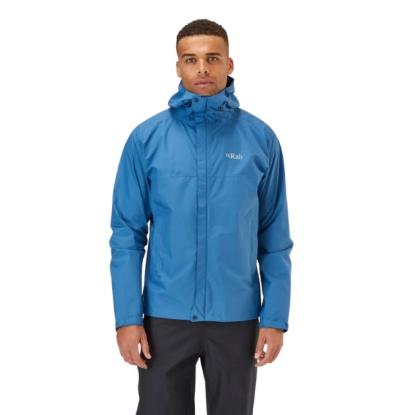 Prekės „Vyriška striukė nuo lietaus Rab Downpour Eco Jacket - Mėlyna (atlantis), XXL“ paveikslėlis