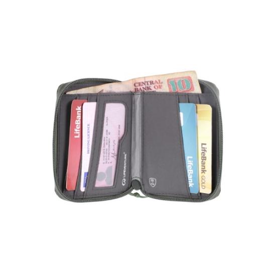 Prekės „Piniginė Lifeventure RFiD Bi-Fold Recycled - Žalia“ paveikslėlis