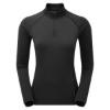 Prekės „Moteriški termo marškinėliai Montane Fem Dart Thermo Zip Neck - Juoda, L“ paveikslėlis