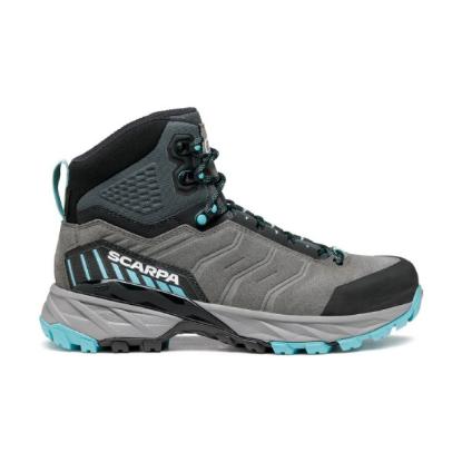 Prekės „Moteriški žygio batai Scarpa Rush TRK GTX - Pilka (midgray-aqua), 37“ paveikslėlis
