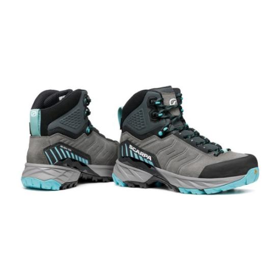 Prekės „Moteriški žygio batai Scarpa Rush TRK GTX - Pilka (midgray-aqua), 37“ paveikslėlis