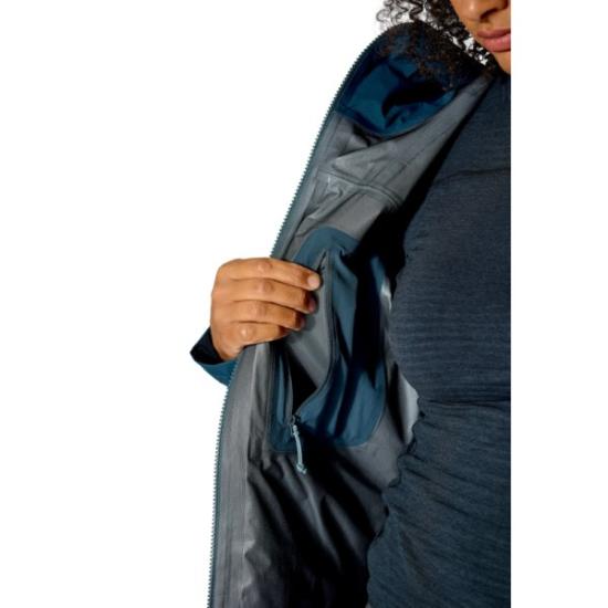 Prekės „Moteriška striukė Rab Kangri GTX Jacket - Tamsiai mėlyna, M“ paveikslėlis