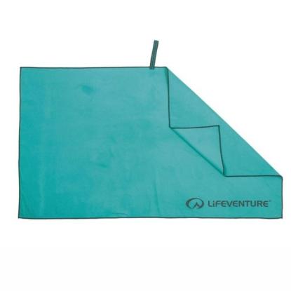 Prekės „Kelioninis rankšluostis Lifeventure Soft Fibre Recycled Teal Giant - Giant“ paveikslėlis