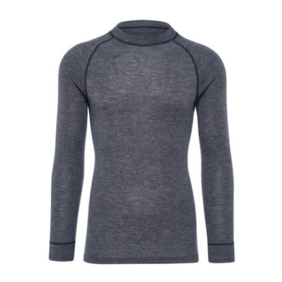 Prekės „Vyriški termo marškinėliai Thermowave Merino Warm Active - Pilka, S“ paveikslėlis