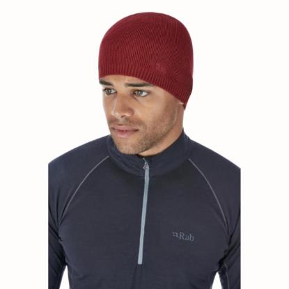 Prekės „Kepurė Rab Merino Beanie - Raudona (red clay)“ paveikslėlis