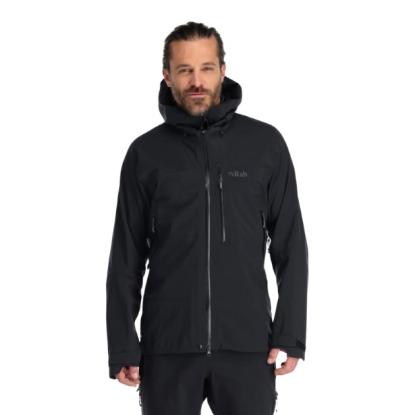 Prekės „Vyriška striukė nuo lietaus Rab Firewall Jacket - Juoda, XXL“ paveikslėlis