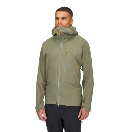 Prekės „Vyriška striukė nuo lietaus Rab Firewall Jacket - Juoda, XXL“ paveikslėlis