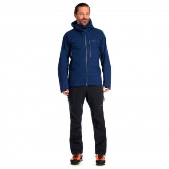Prekės „Vyriška striukė nuo lietaus Rab Firewall Jacket - Mėlyna, XL“ paveikslėlis