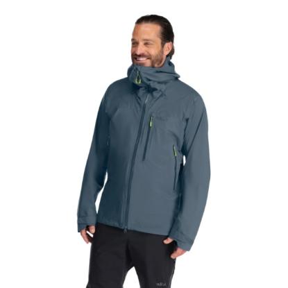 Prekės „Vyriška striukė nuo lietaus Rab Firewall Jacket - Mėlyna (orion blue), S“ paveikslėlis