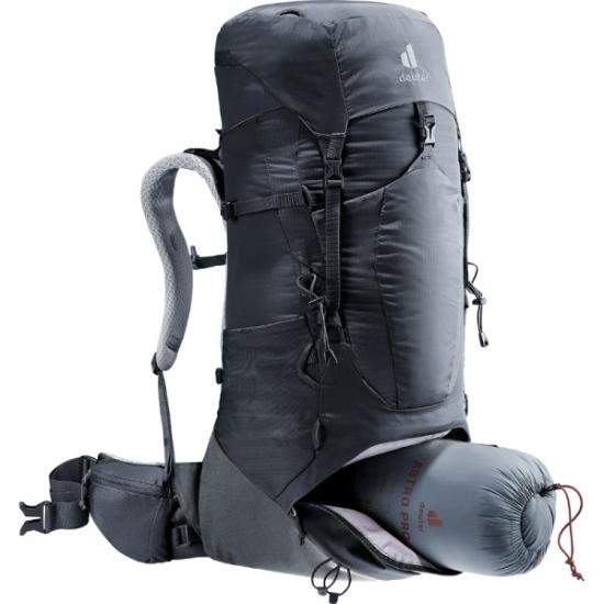 Prekės „Kuprinė Deuter Aircontact Lite 35+10 SL - Juoda/grafito (black/graphene),“ paveikslėlis