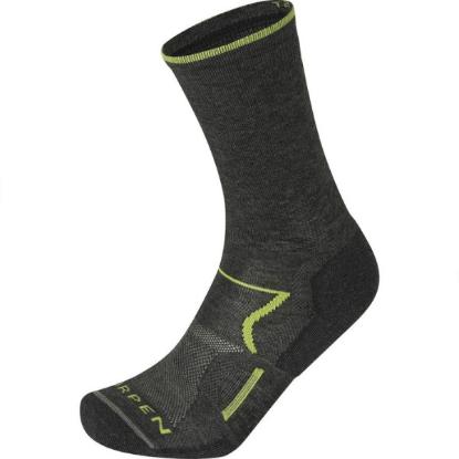 Prekės „Kojinės Lorpen T2 Men Light Hiker Eco - Žalia su pilka (emerald-ivy), XL (47-50)“ paveikslėlis
