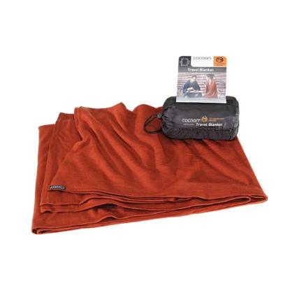Prekės „Kelioninė antklodė COCOON Merino Wool/Silk Travel Blanket - Raudona“ paveikslėlis