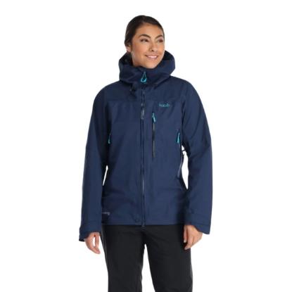 Prekės „Moteriška striukė Rab Latok Mountain GTX Jacket Wmns - Tamsiai mėlyna, L“ paveikslėlis