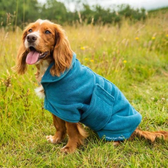 Prekės „Šunų chalatas Mountain Paws Dog Robe - Mėlyna, S“ paveikslėlis