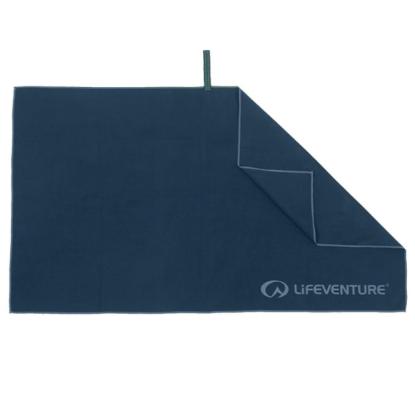 Prekės „Rankšluostis Lifeventure Recycled SoftFibre Trek Towel - Mėlyna, L“ paveikslėlis