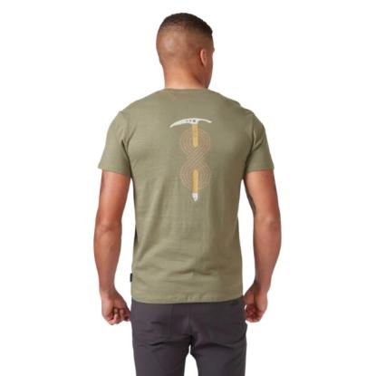 Prekės „Vyriški marškinėliai Rab Stance Axe Tee - Chaki (Khaki), S“ paveikslėlis