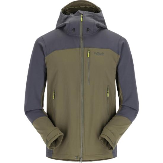 Prekės „Vyriška striukė Rab Scimitar Jacket - Chaki, M“ paveikslėlis