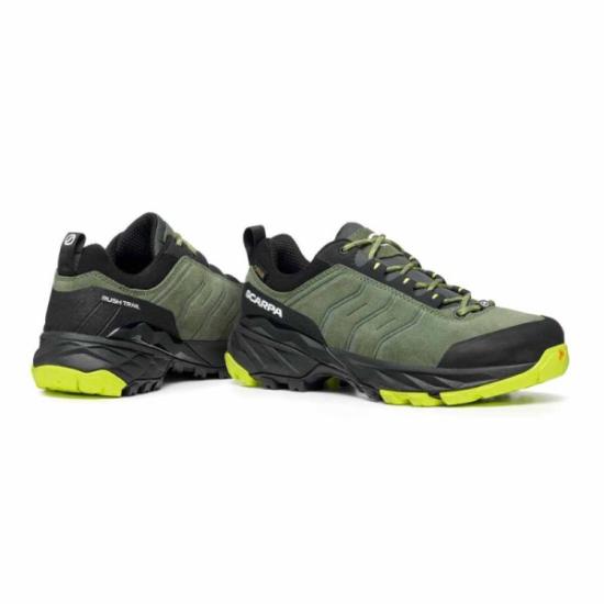 Prekės „Moteriški žygio batai Scarpa Rush Trail Gtx Wmn - Birch - Sunny Lime, 40.5“ paveikslėlis