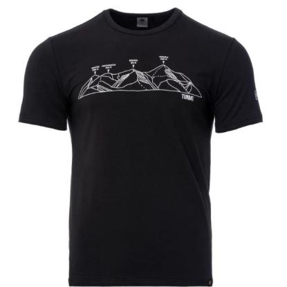 Prekės „Vyriški marškinėliai Turbat Panorama Men's T-shirt - Juoda, XL“ paveikslėlis